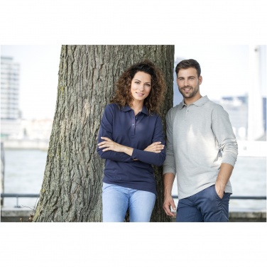 Logotrade Logogeschenke das Foto: Oakville Langarm Poloshirt für Herren