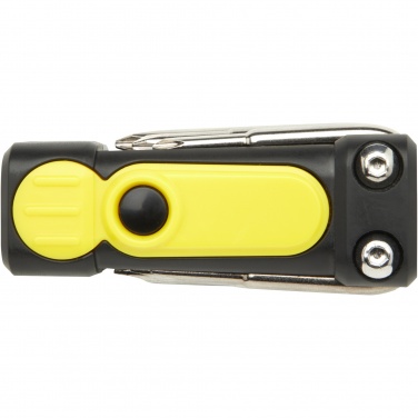 Logotrade werbemittel das Foto: Octo 8-in-1 Schraubenzieher-Set aus recyceltem RCS Kunststoff mit Taschenlampe