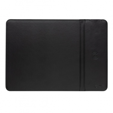 Logotrade Logogeschenke das Foto: Swiss Peak RCS recyceltes 10W Wireless-Charging PU Mauspad