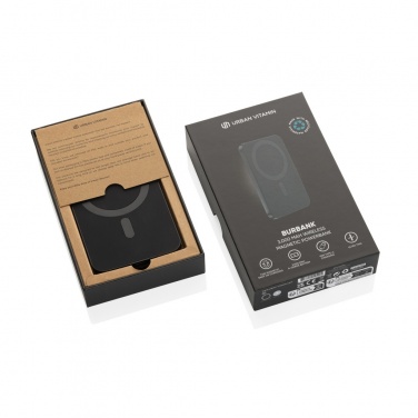 Logotrade Werbegeschenke das Foto: Urban Vitamin Burbank 3000mAh Powerbank aus RCS Plastik/Alu