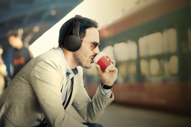 Logotrade Logogeschenke das Foto: Motorola MOTO XT500 wireless over ear headphone