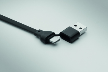 Logotrade Logogeschenke das Foto: Schlüsselring mit 60W Kabel