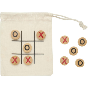 Logotrade Geschäftsgeschenke das Foto: Whorl Tic-Tac-Toe Spiel aus Holz