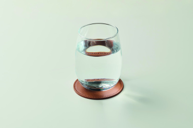 Logotrade Logogeschenke das Foto: Runder Untersetzer PU