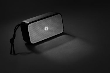 Logotrade Werbegeschenke das Foto: Swiss Peak 10W Basslautsprecher aus recyceltem Aluminium