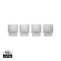 VINGA York Tumbler, 4-tlg. Set, transparent