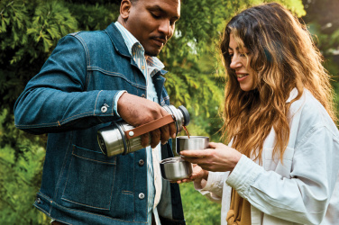 Logotrade Geschäftsgeschenke das Foto: Black+Blum Explorer Flasche Duo 1L