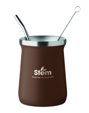 Logotrade Werbegeschenke das Foto: Yerba-Mate-Becher 240ml