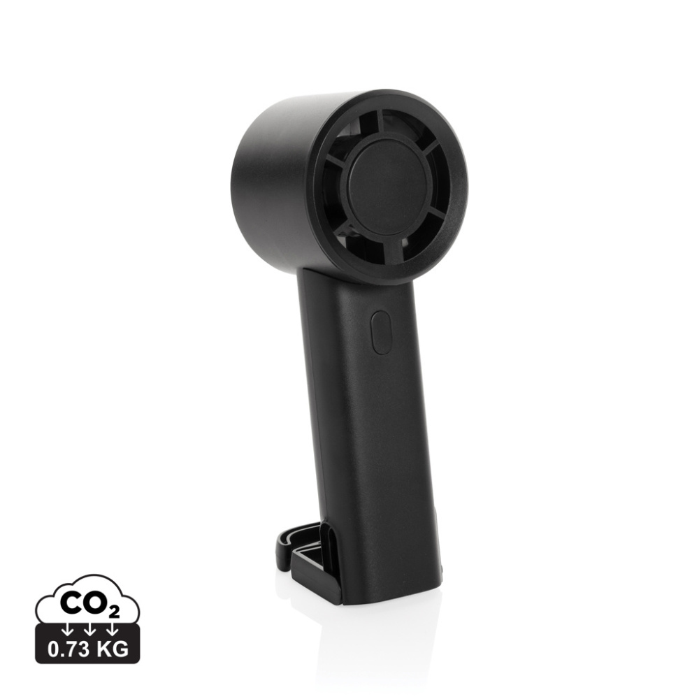 Logotrade Logogeschenke das Foto: Twist wiederaufladbarer tragbarer Ventilator aus RCS rABS