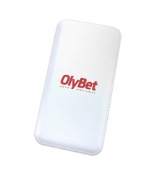 Powerbank with Olybet logo
