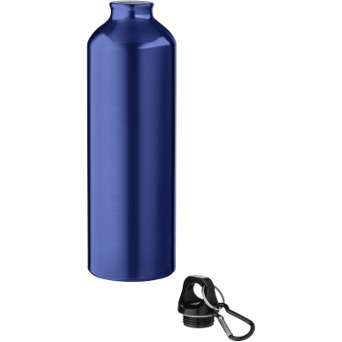 Logo trade advertising products picture of: Oregon 770 ml aluminium water bottle with carabiner
