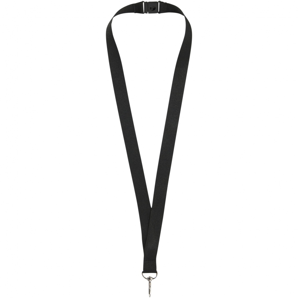 Logo trade promotional giveaways picture of: Lago lanyard with break-away closure