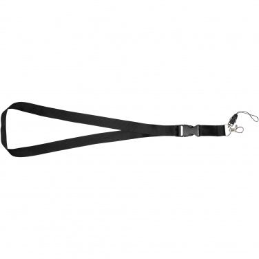 Logo trade promotional product photo of: Sagan phone holder lanyard with detachable buckle