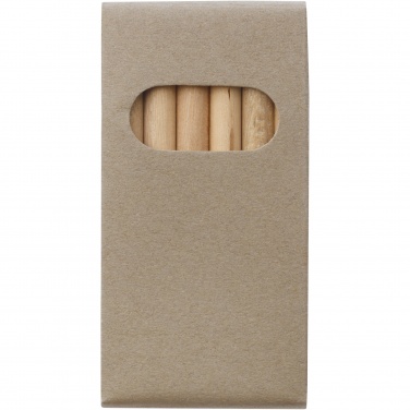 Logo trade advertising products picture of: Ayola 6-piece coloured pencil set