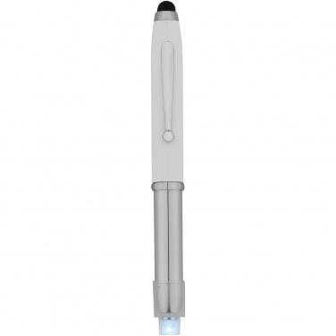 Logo trade promotional merchandise picture of: Xenon stylus ballpoint pen with LED light