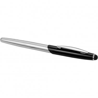 Logo trade business gift photo of: Geneva stylus ballpoint pen and rollerball pen set