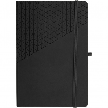 Logo trade promotional giveaways image of: Theta A5 hard cover notebook