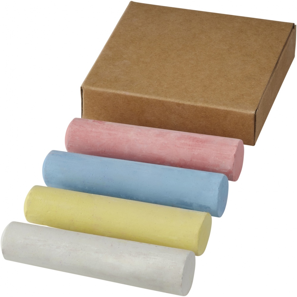 Logotrade promotional item image of: Screech 4-piece chalk set