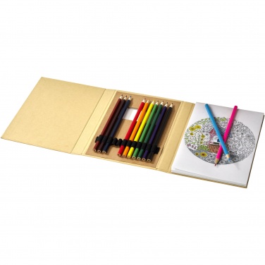 Logotrade promotional giveaway image of: Pablo colouring set with drawing paper