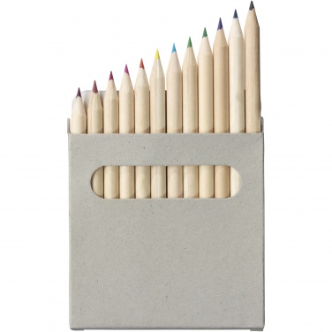 Logotrade advertising products photo of: Tallin 12-piece coloured pencil set