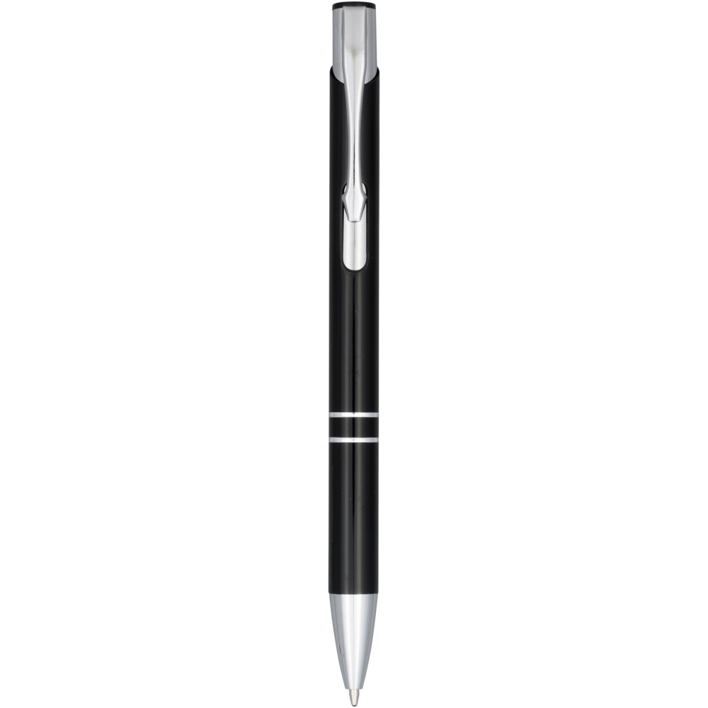 Logo trade promotional products picture of: Moneta anodized aluminium click ballpoint pen
