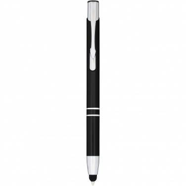 Logotrade promotional merchandise image of: Moneta anodized aluminium click stylus ballpoint pen