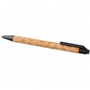 Logo trade promotional gifts picture of: Midar cork and wheat straw ballpoint pen