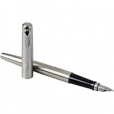 Logo trade promotional merchandise picture of: Parker Jotter stainless steel fountain pen