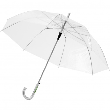 Logo trade promotional gift photo of: Kate 23" transparent auto open umbrella