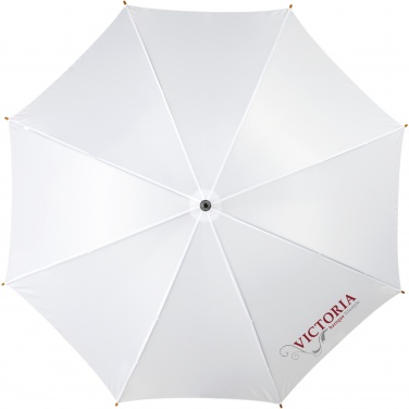 Logo trade promotional gifts picture of: Kyle 23" auto open umbrella wooden shaft and handle