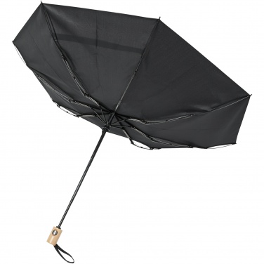 Logo trade promotional merchandise photo of: Bo 21" foldable auto open/close recycled PET umbrella