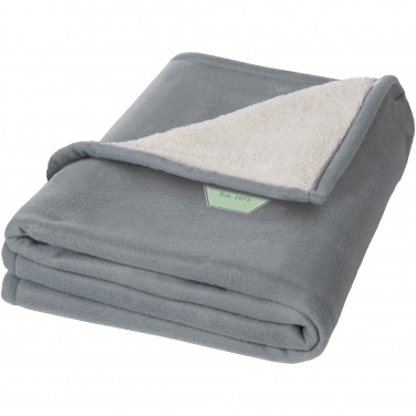 Logotrade business gift image of: Springwood soft fleece and sherpa plaid blanket