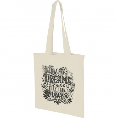 Logo trade business gifts image of: Carolina 100 g/m² cotton tote bag 7L