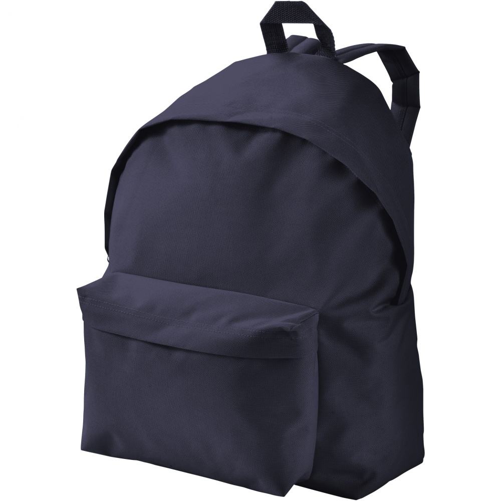 Logo trade promotional giveaway photo of: Urban covered zipper backpack 14L