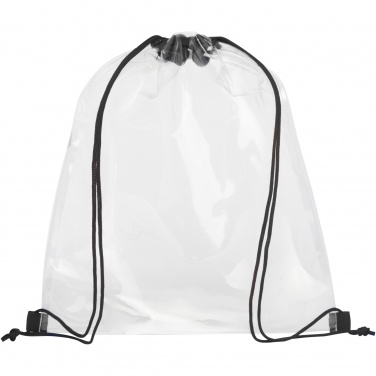 Logo trade advertising products image of: Lancaster transparent drawstring bag 5L