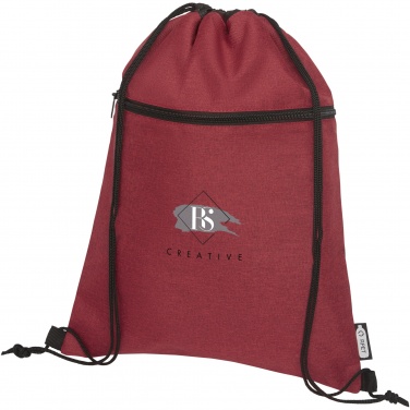 Logotrade promotional gift image of: Ross RPET drawstring bag 5L