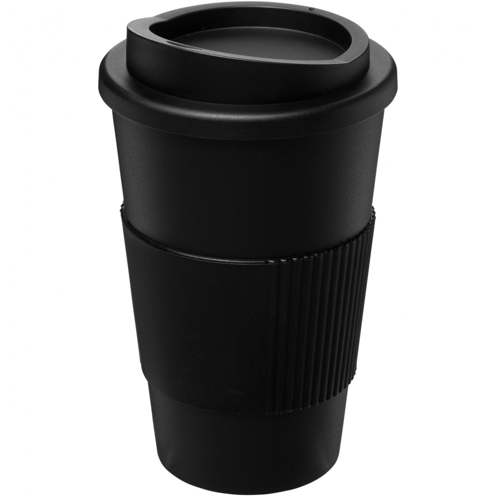 Logo trade promotional item photo of: Americano® 350 ml insulated tumbler with grip