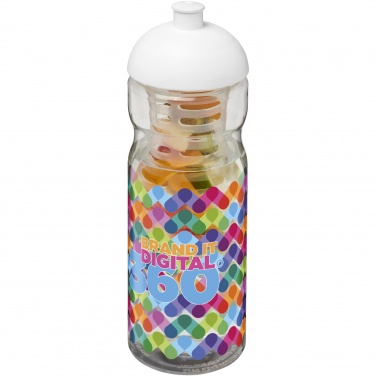 Logo trade advertising products picture of: H2O Active® Base 650 ml dome lid sport bottle & infuser