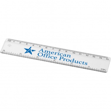 Logotrade promotional item picture of: Renzo 15 cm plastic ruler