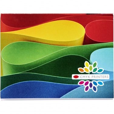 Logo trade promotional merchandise picture of: Sticky-Mate® A7 soft cover sticky notes 100x75mm