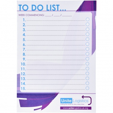 Logo trade advertising products image of: Desk-Mate® A5 notepad