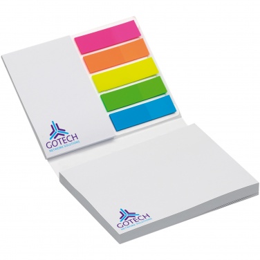 Logo trade promotional merchandise image of: Combi notes marker set soft cover