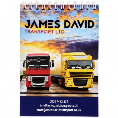 Logo trade promotional gift photo of: Desk-Mate® spiral A6 notebook