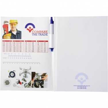 Logotrade promotional products photo of: Essential conference pack A4 notepad and pen