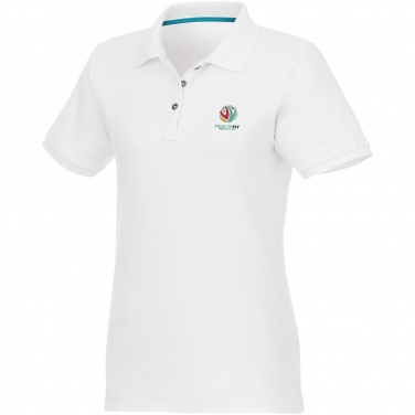 Logo trade promotional products picture of: Beryl short sleeve women's organic recycled polo