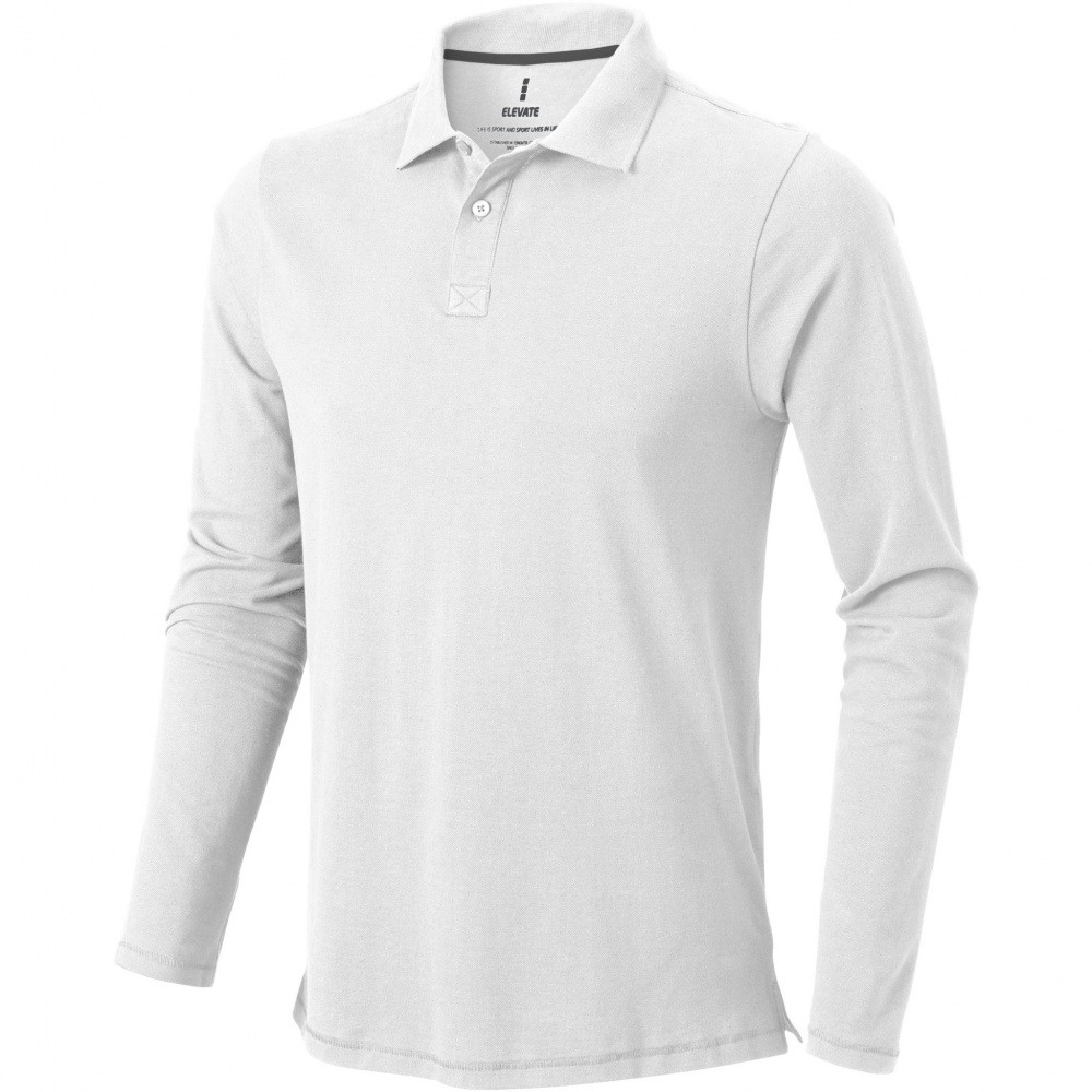 Logo trade promotional items picture of: Oakville long sleeve men's polo