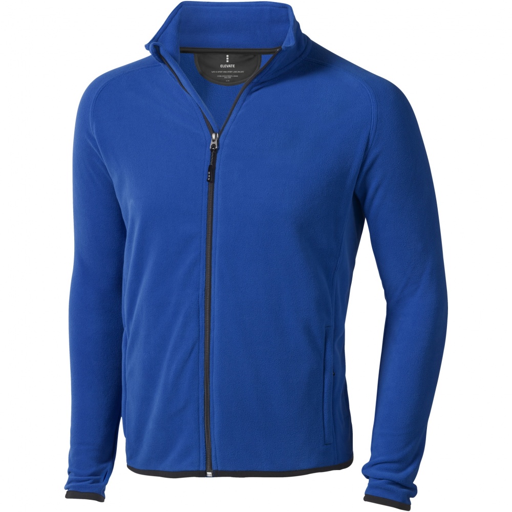 Logo trade promotional giveaway photo of: Brossard men's full zip fleece jacket