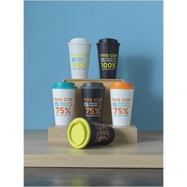 Logo trade promotional gifts image of: Americano® Eco 350 ml recycled tumbler