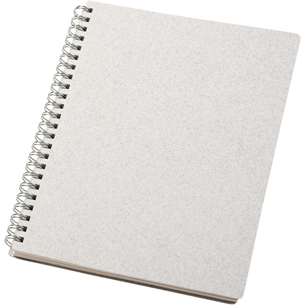 Logotrade promotional item image of: Bianco A5 size wire-o notebook
