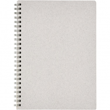 Logo trade advertising product photo of: Bianco A5 size wire-o notebook
